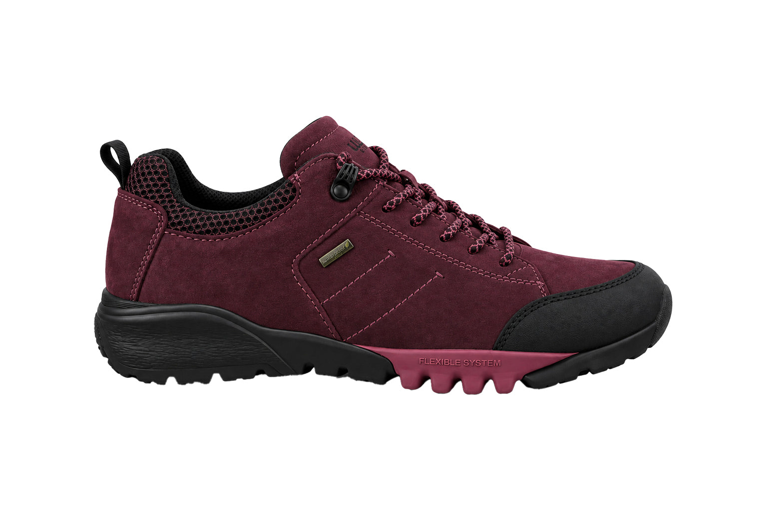 Wasserdichter Wandersneaker „H-Amiata“ für Damen mit weiter Passform (H) – Rot