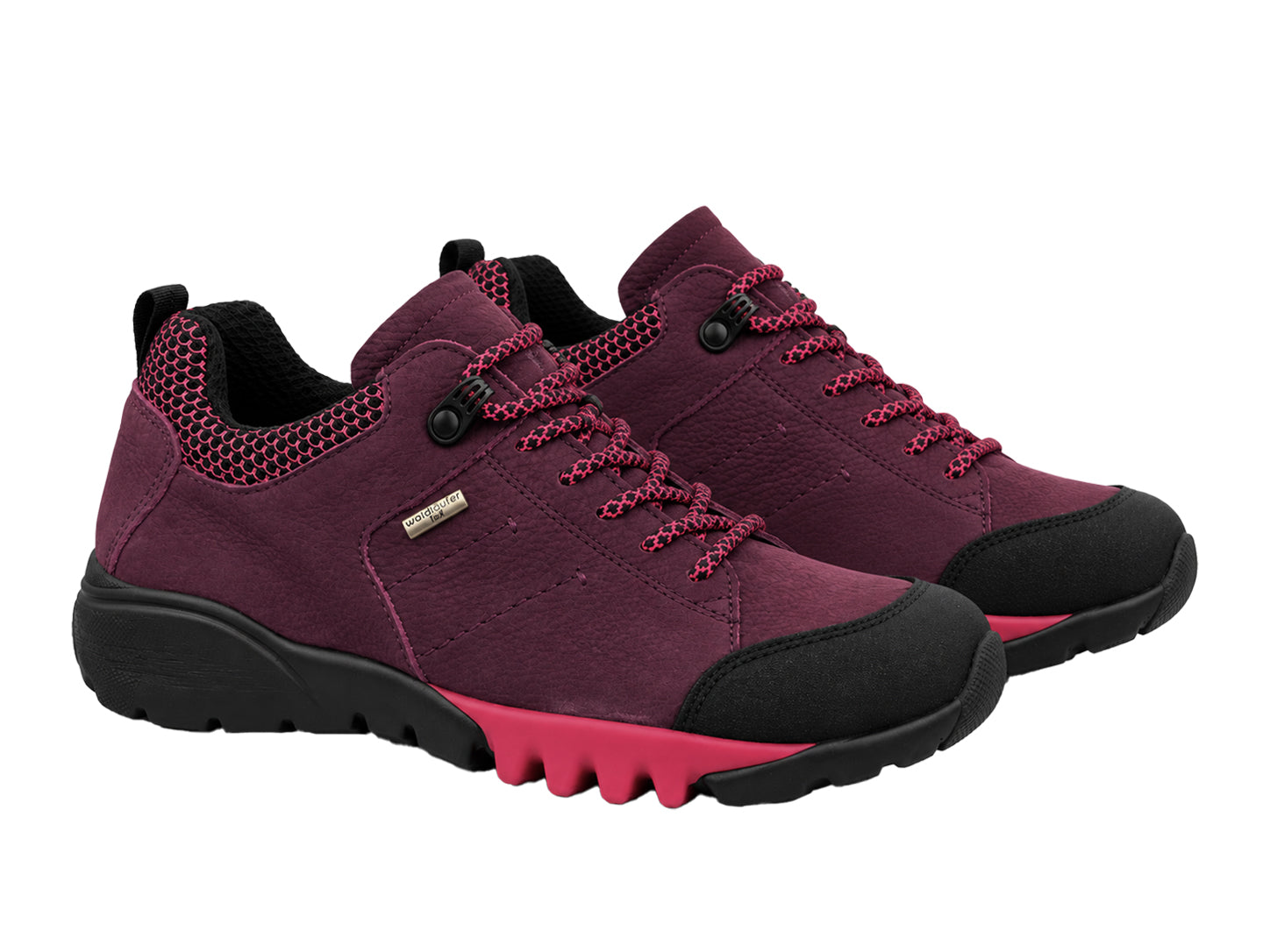 Wasserdichte Damen-Wanderschuhe „H-Amiata“ mit weiter Passform (H) – Lila