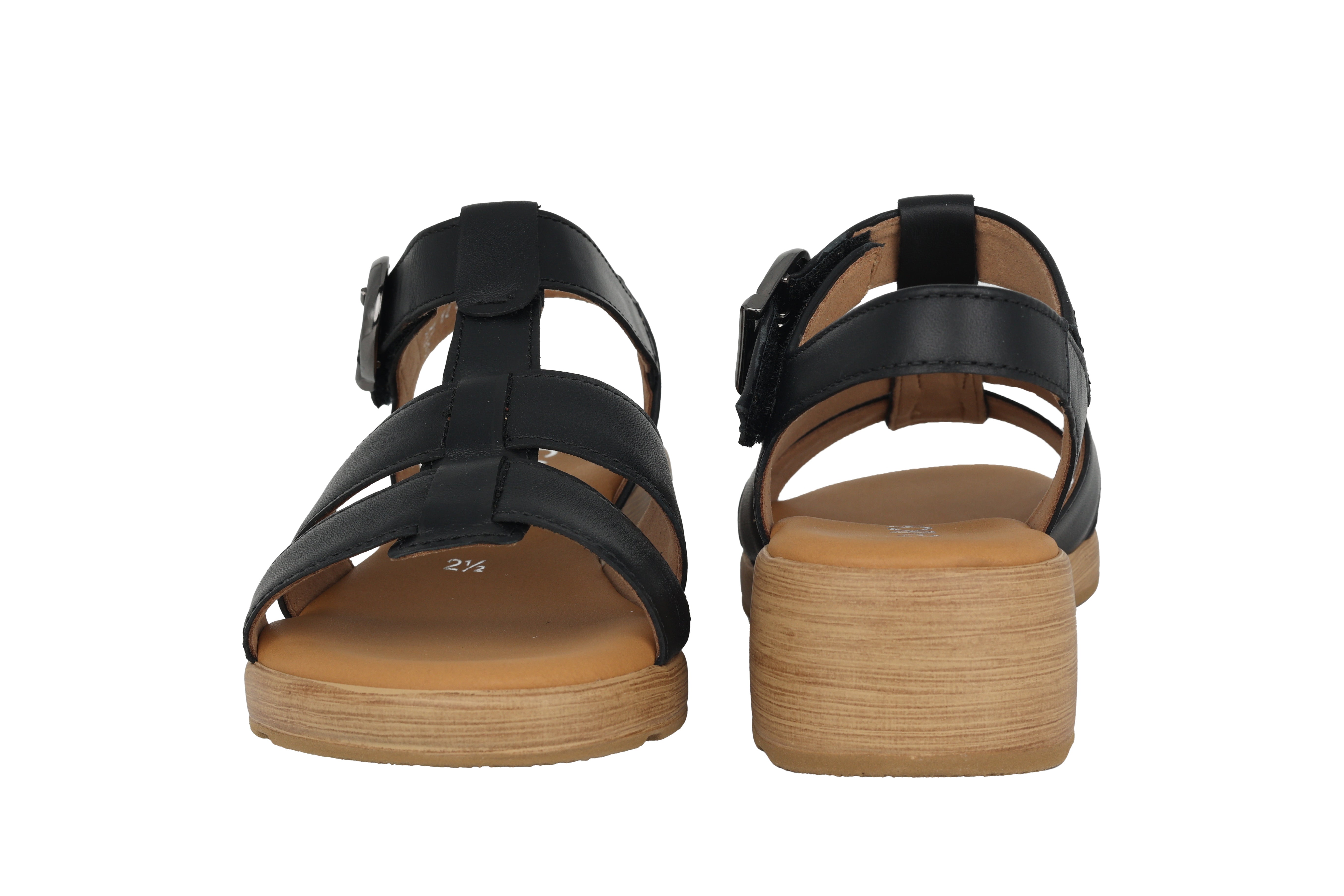 Sandał damski '82.813.57' - czarny