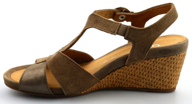 '82.864.41' sandalia con cuña para mujer - Gris - Chaplinshoes'82.864.41' sandalia cuña mujer - GreyGabor