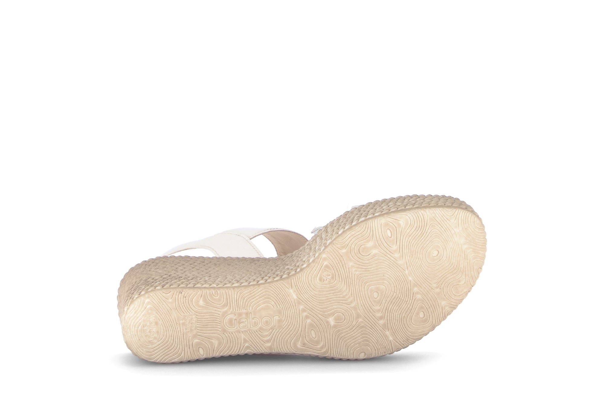 sandalo con zeppa da donna '84.771.20' - bianco