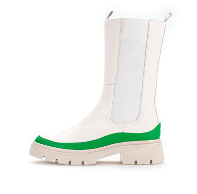 Stivale medio lungo da donna '91.834.31' - Mix bianco verde - ChaplinshoesStivale medio lungo da donna '91.834.31' - Bianco verde mixGabor