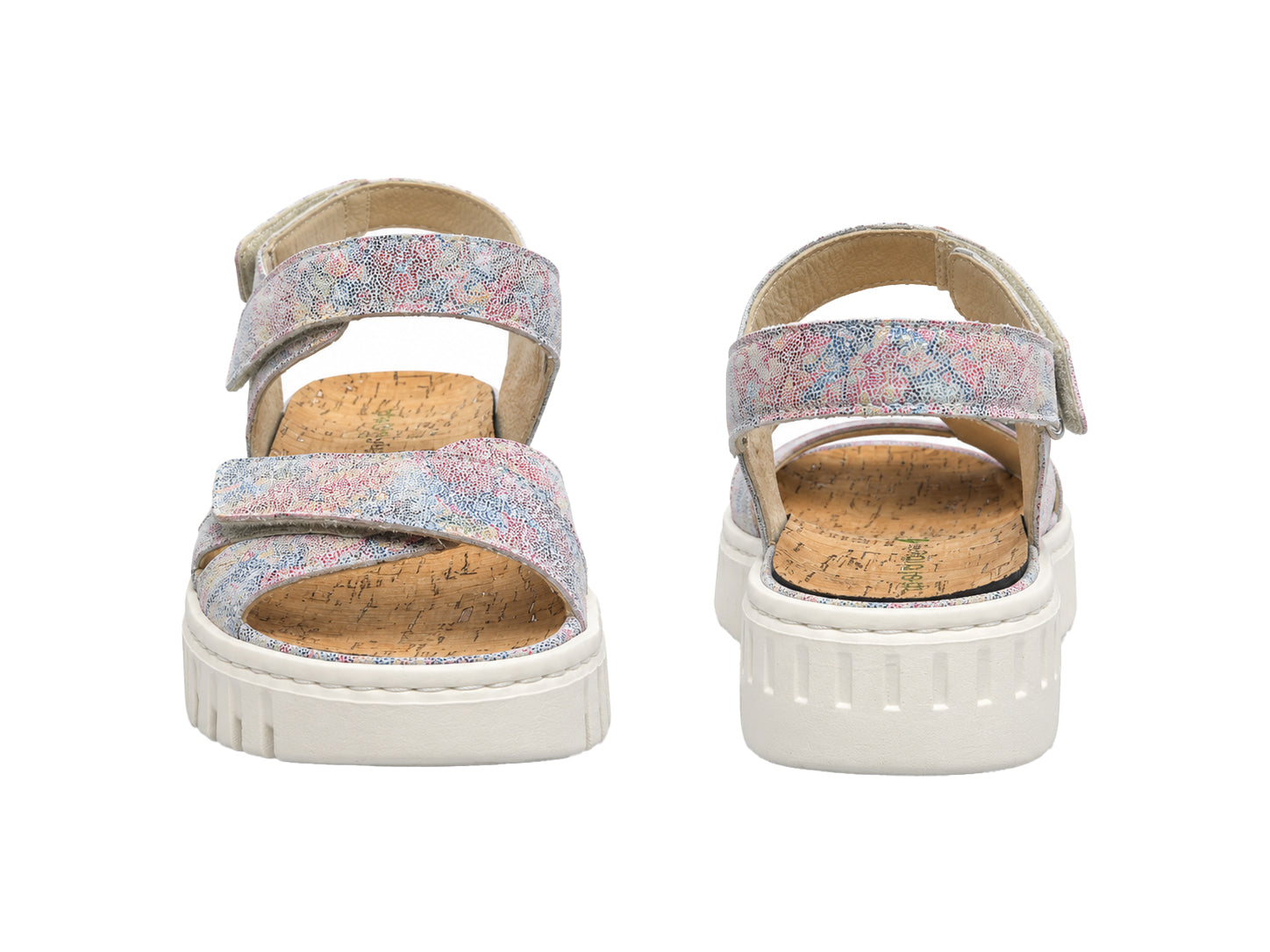 'H-Willow' sandal med bred pasform (H) til kvinder - flerfarvet