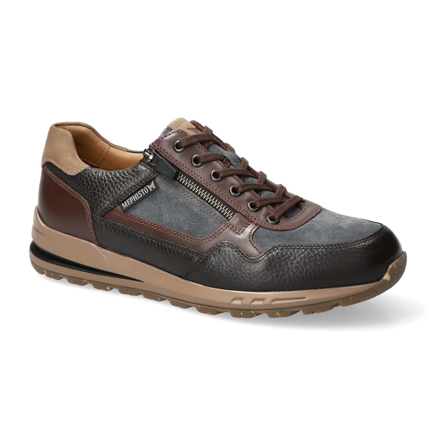 Sneaker à lacets pour hommes 'Bradley' - marron foncé