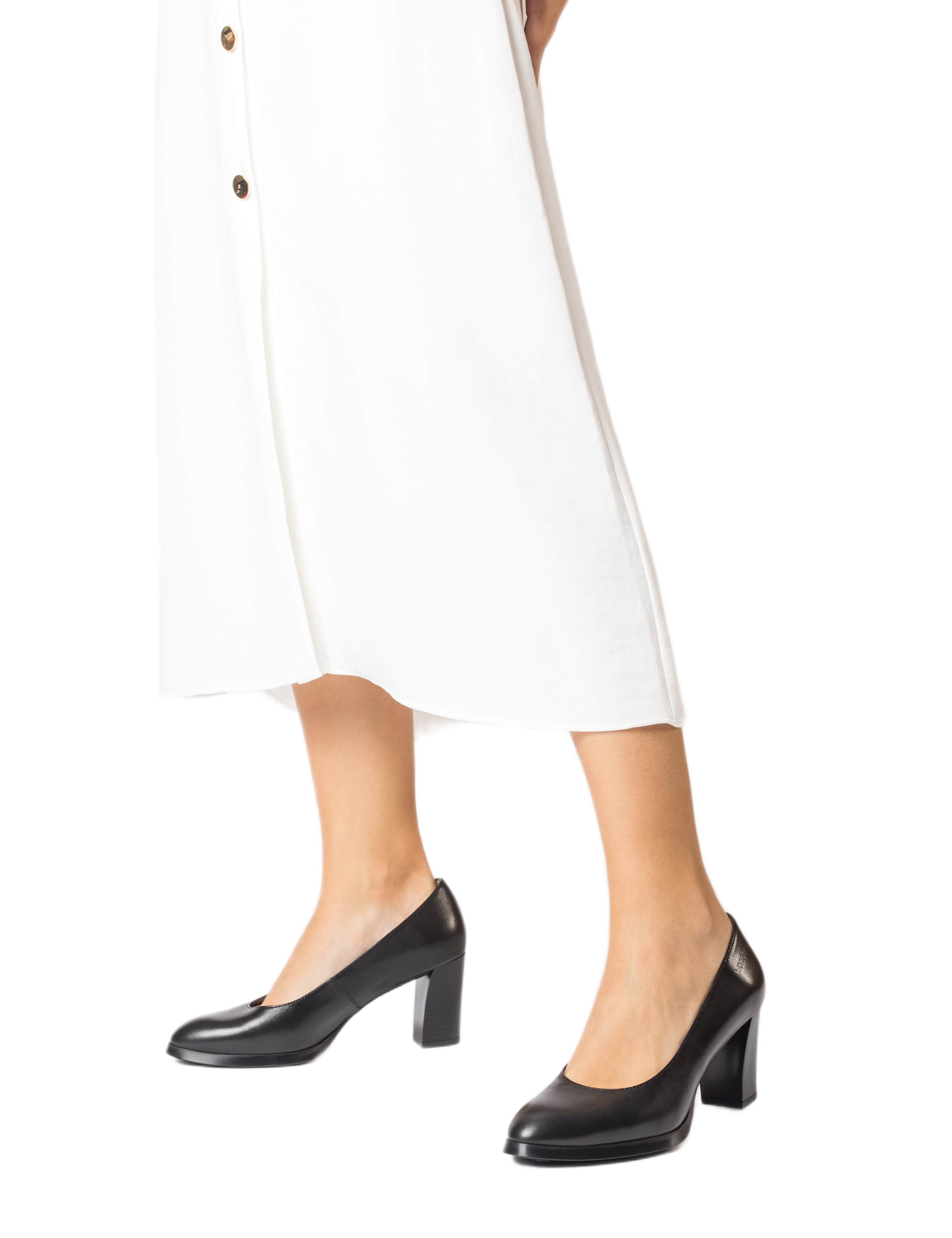 'Fenix' women's heeled pump - black