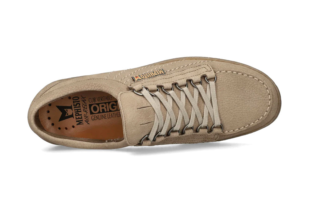 'Rainbow' men's lace-up shoe - beige