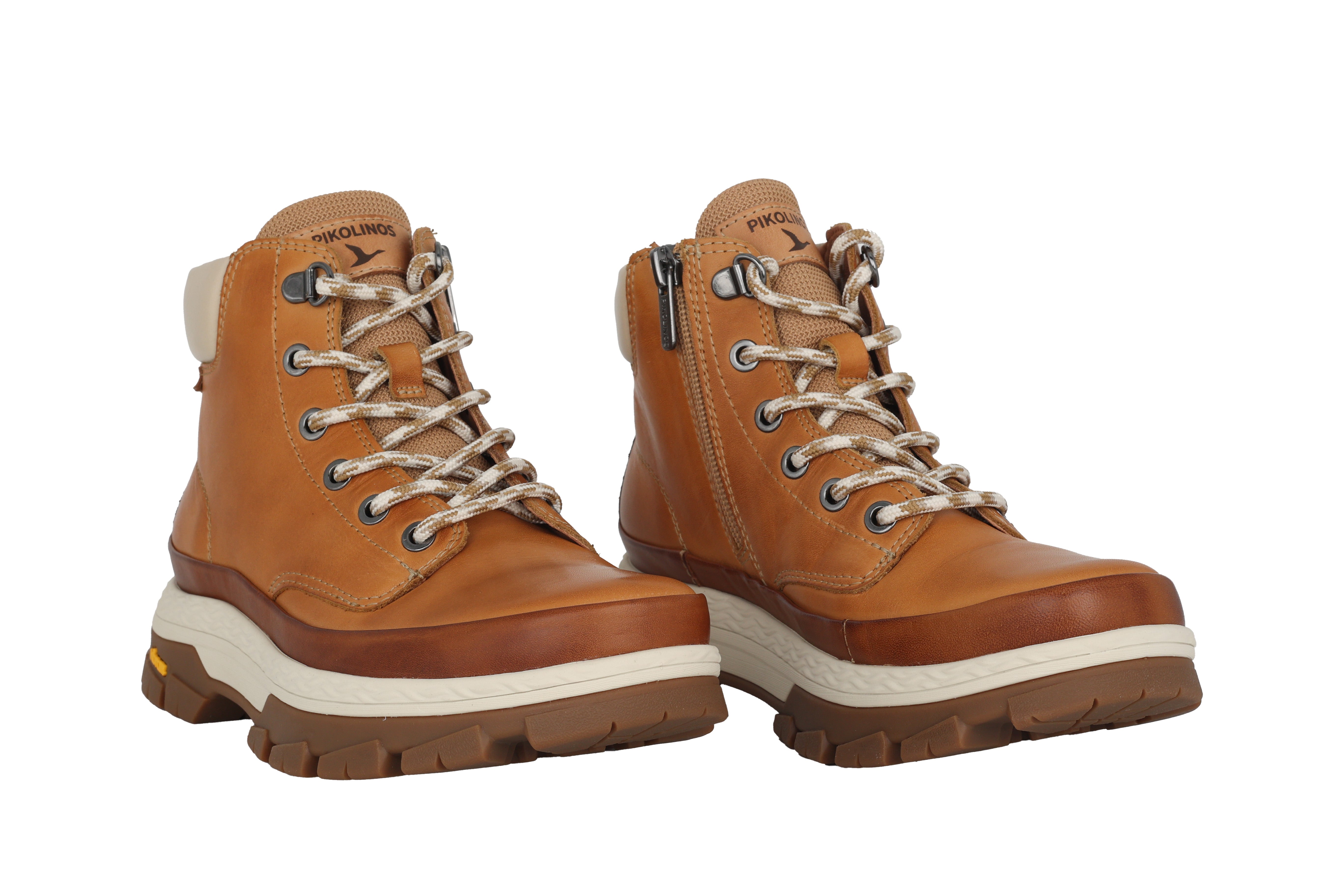 Sandanker Boot Pikolinos Santander Leather Platform Ankle Boots