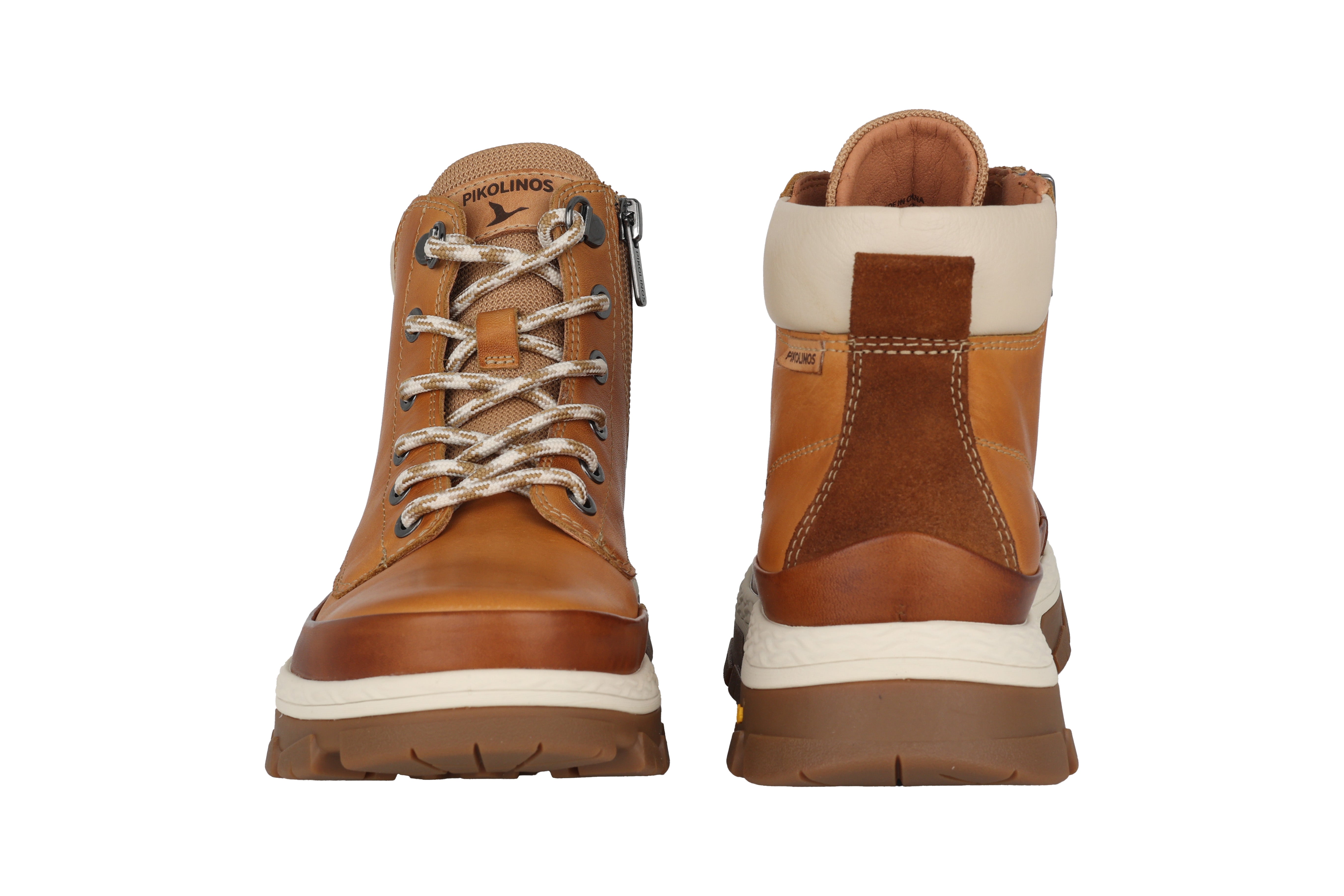 Sandanker Boot Pikolinos Santander Leather Platform Ankle Boots