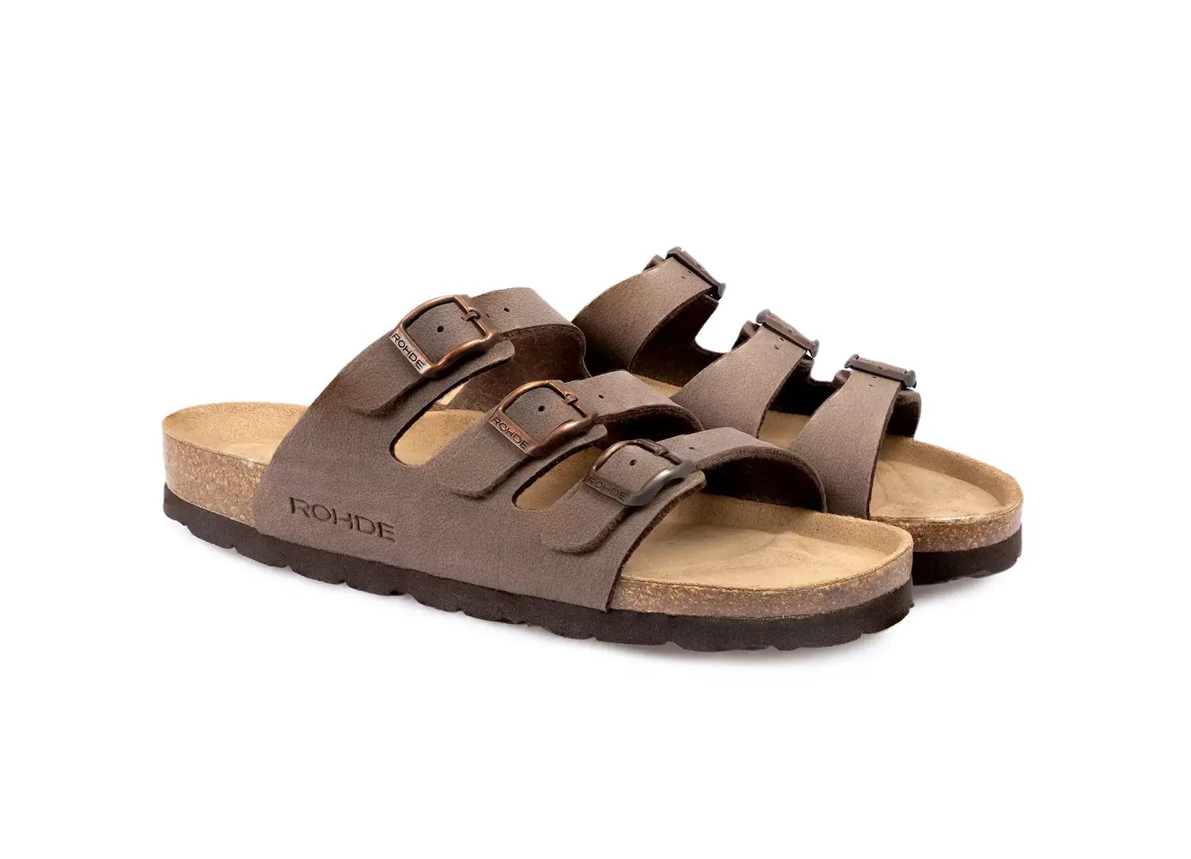 'Alba' women's slide sandal - brown - Chaplinshoes'Alba' women's slide sandal - brownRohde