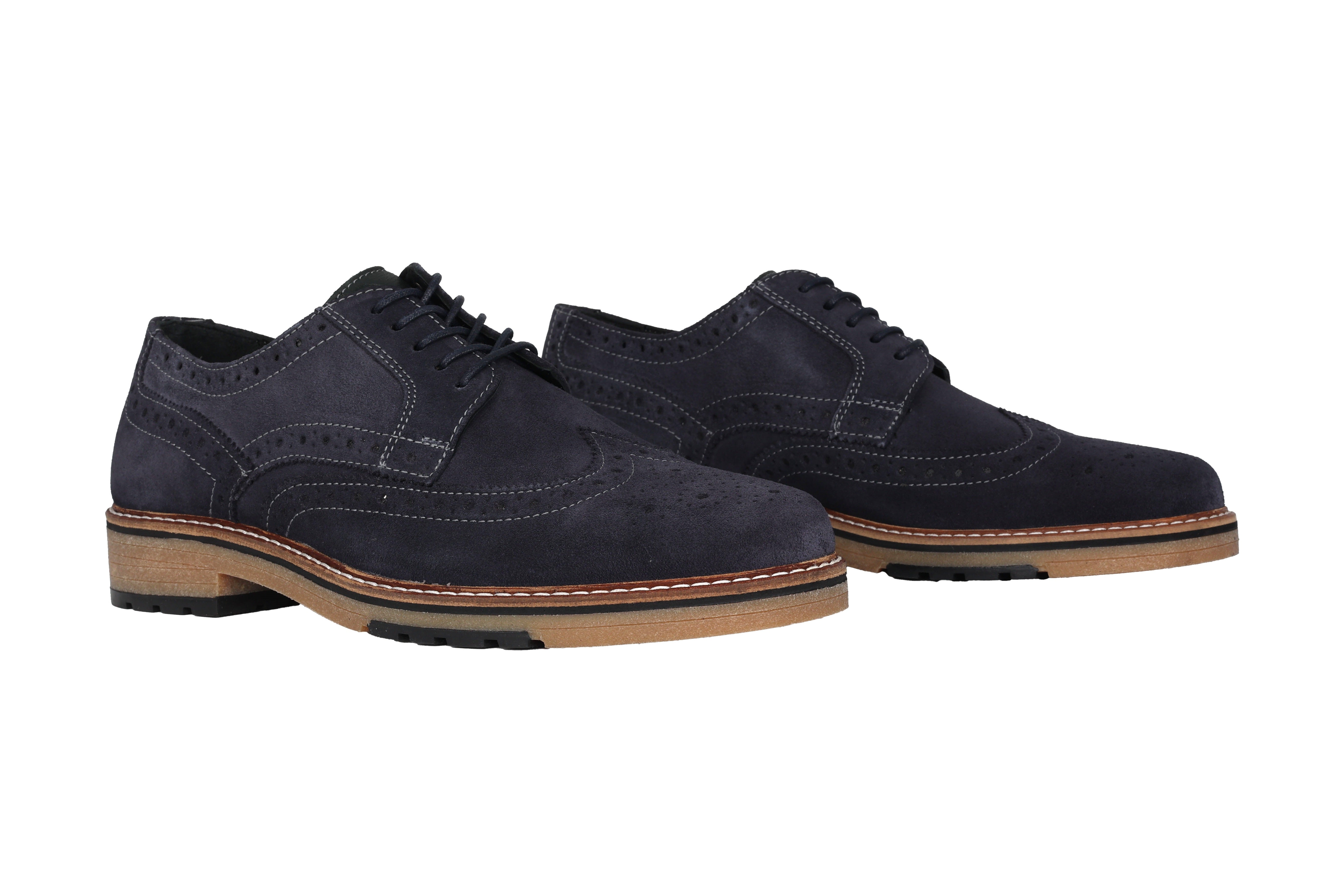 'Alessio' men's lace-up shoe - Blue