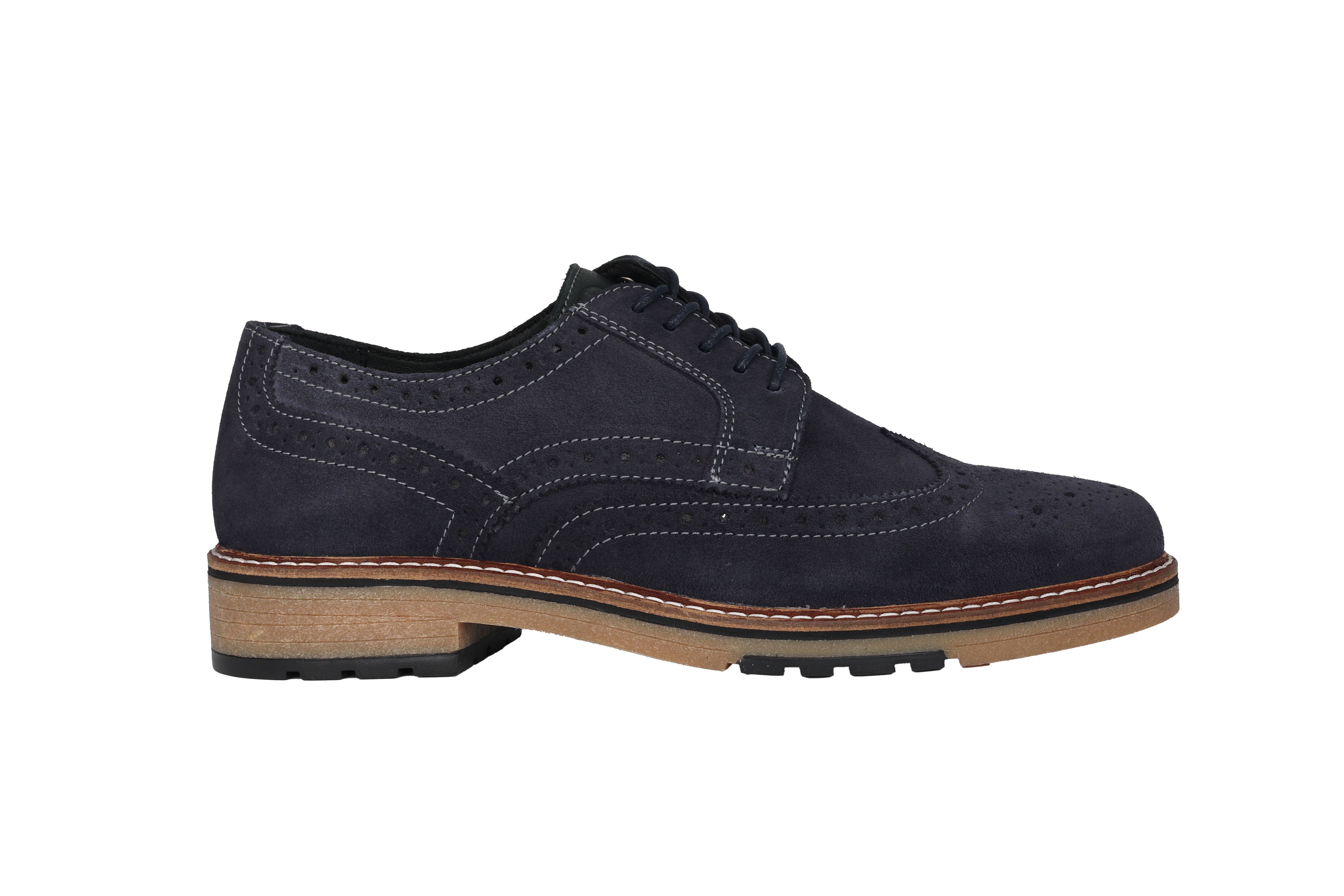 'Alessio' men's lace-up shoe - Blue