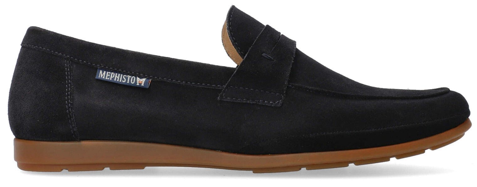 Mephisto Alexis Blue Men's Slip-On Moccasins Mephisto Alexis Blue Men's Slip-On Moccasins