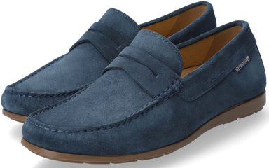 'ALYON' men's moccasin - blue suede - Chaplinshoes'ALYON' men's moccasin - blue suedeMephisto