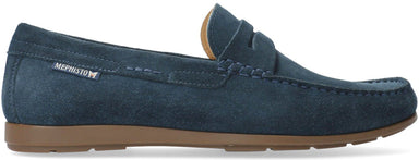 'ALYON' men's moccasin - blue suede - Chaplinshoes'ALYON' men's moccasin - blue suedeMephisto