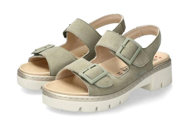 'Amira' women's ergonomic wide fit (H) sandal - green - Chaplinshoes'Amira' women's ergonomic wide fit (H) sandal - greenMephisto