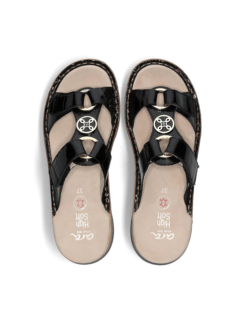 'Hawaii' women's mule sandal - black