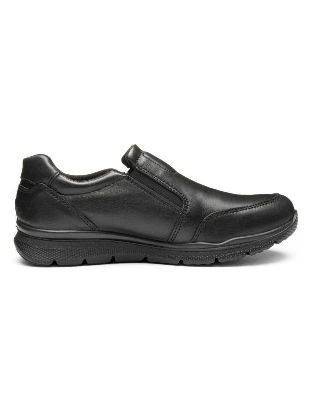 Zapato slip-on impermeable de goretex para hombre 'Benjo' - Negro