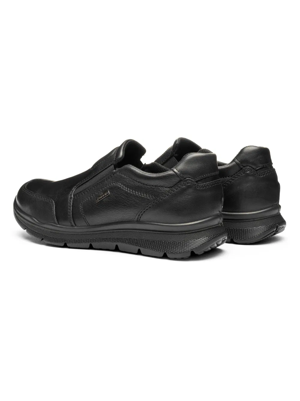 Zapato slip-on impermeable de goretex para hombre 'Benjo' - Negro