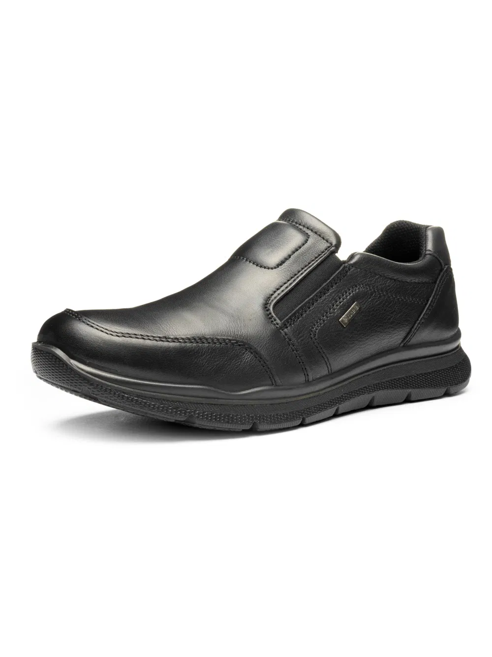 Zapato slip-on impermeable de goretex para hombre 'Benjo' - Negro