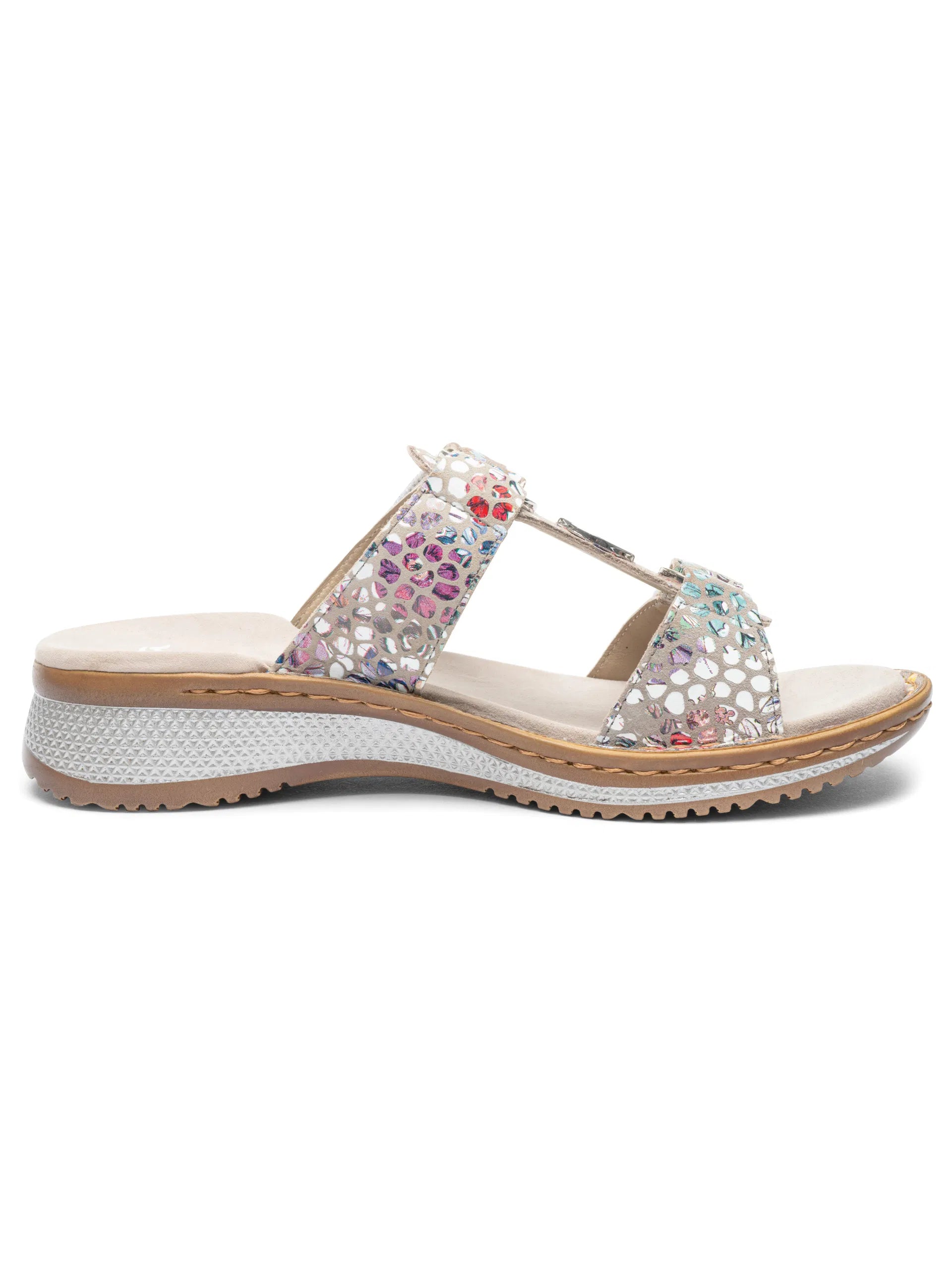'Hawaii' women's slide sandal - multicolour