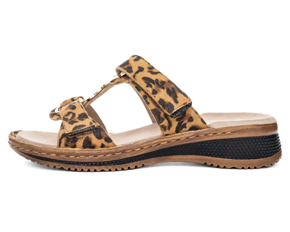 Damesslipper 'Hawaii' - bruin