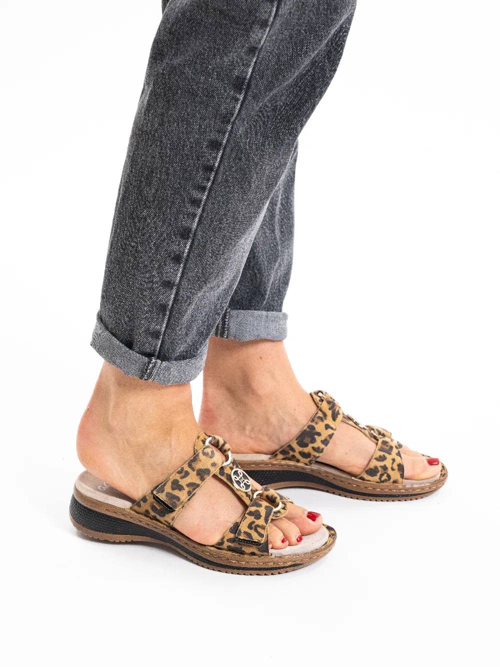 Damesslipper 'Hawaii' - bruin