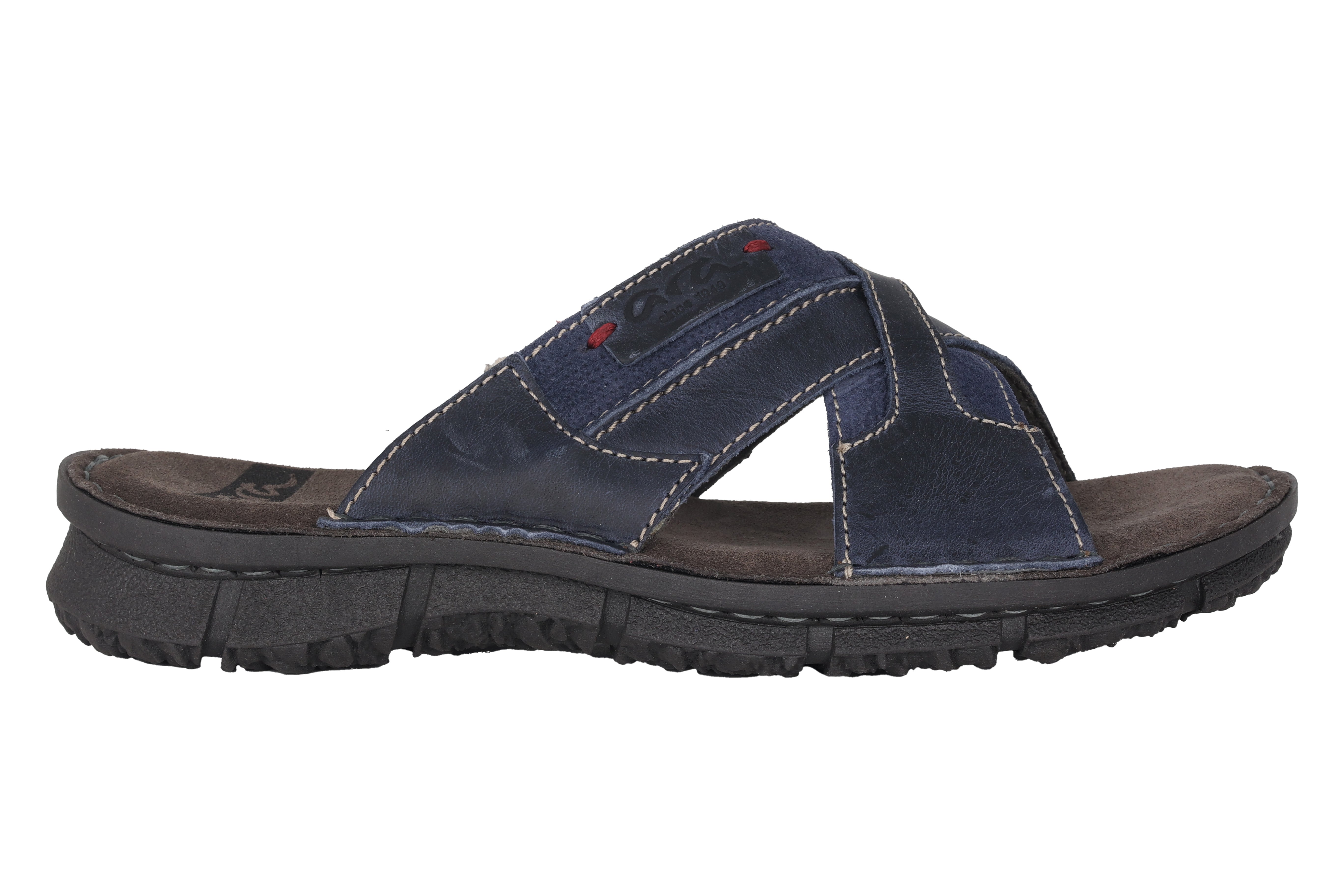 'FABIUS' men's slide sandal - blue