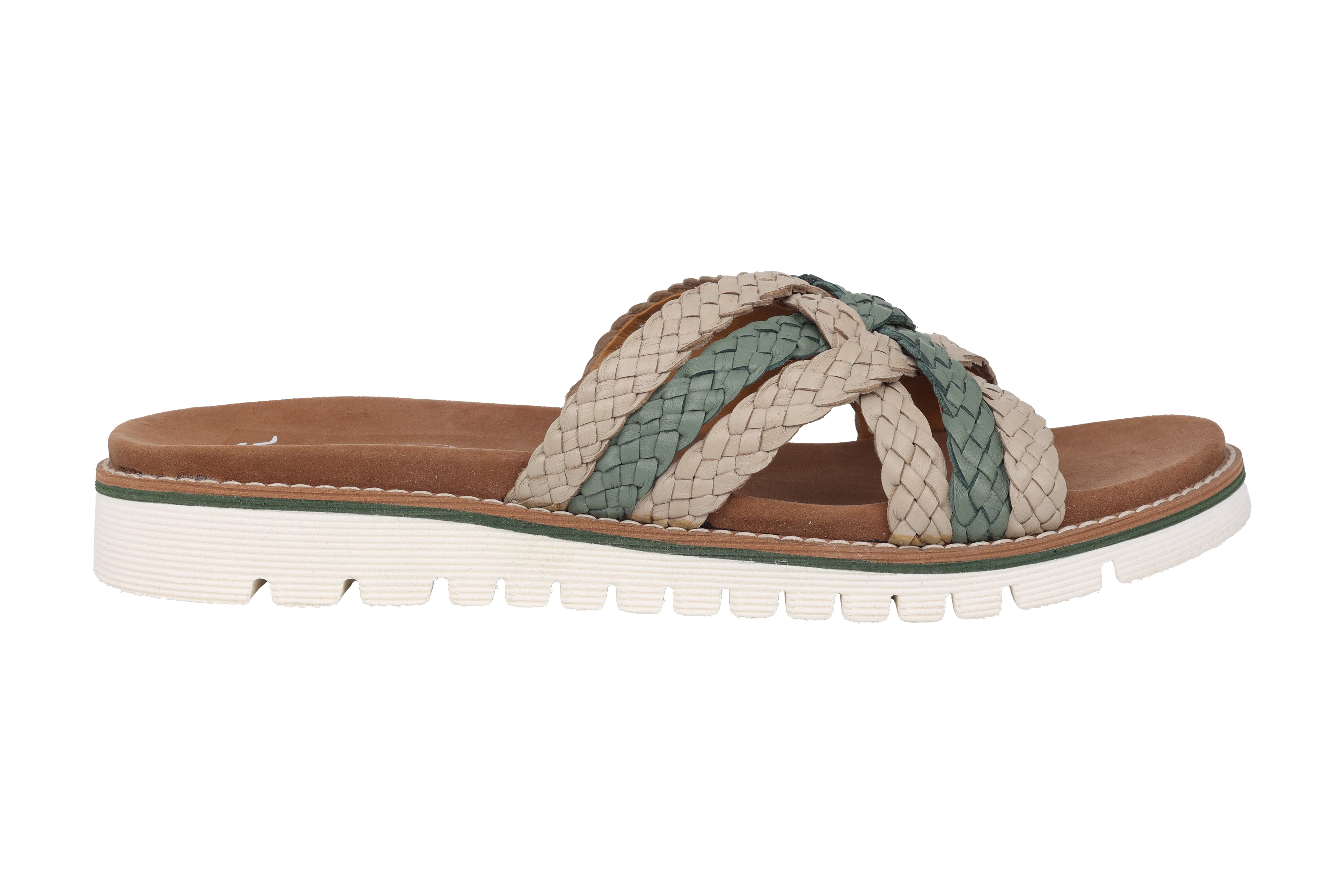 'Kent' women's sandal - Beige mix