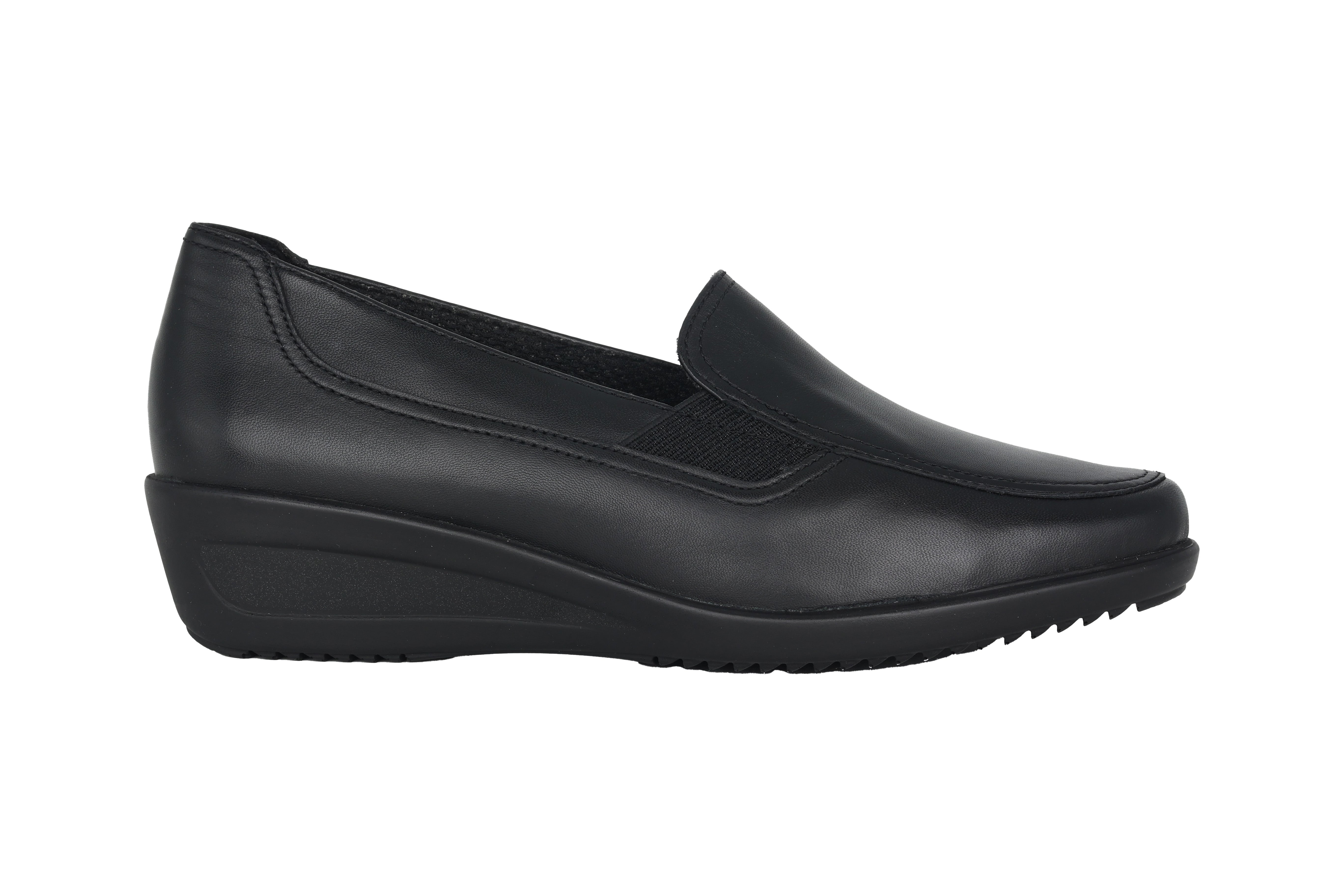 'Zürich' women's wide fit (H) loafer - black