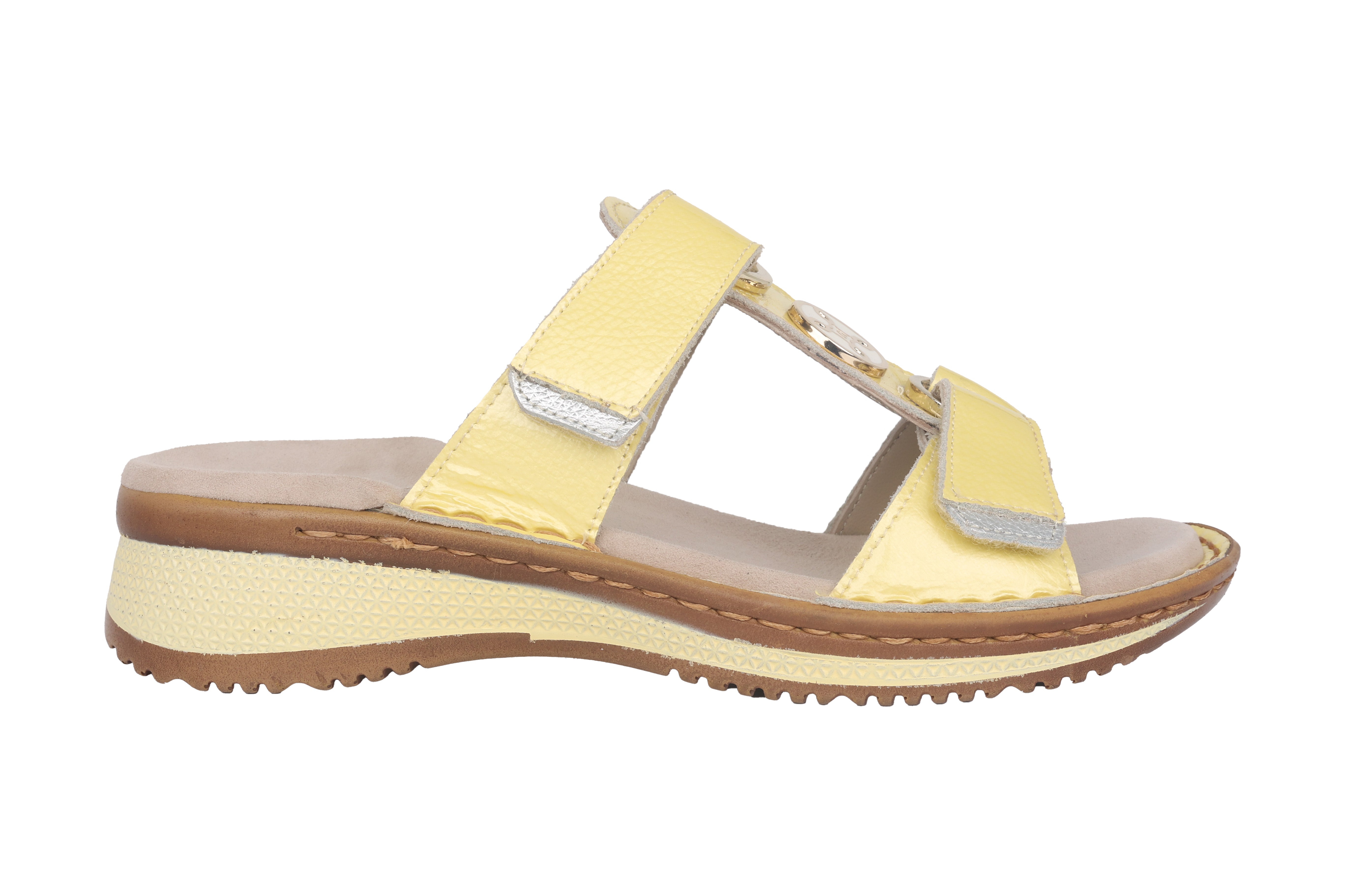 'Hawaii' women's slide sandal - yellow