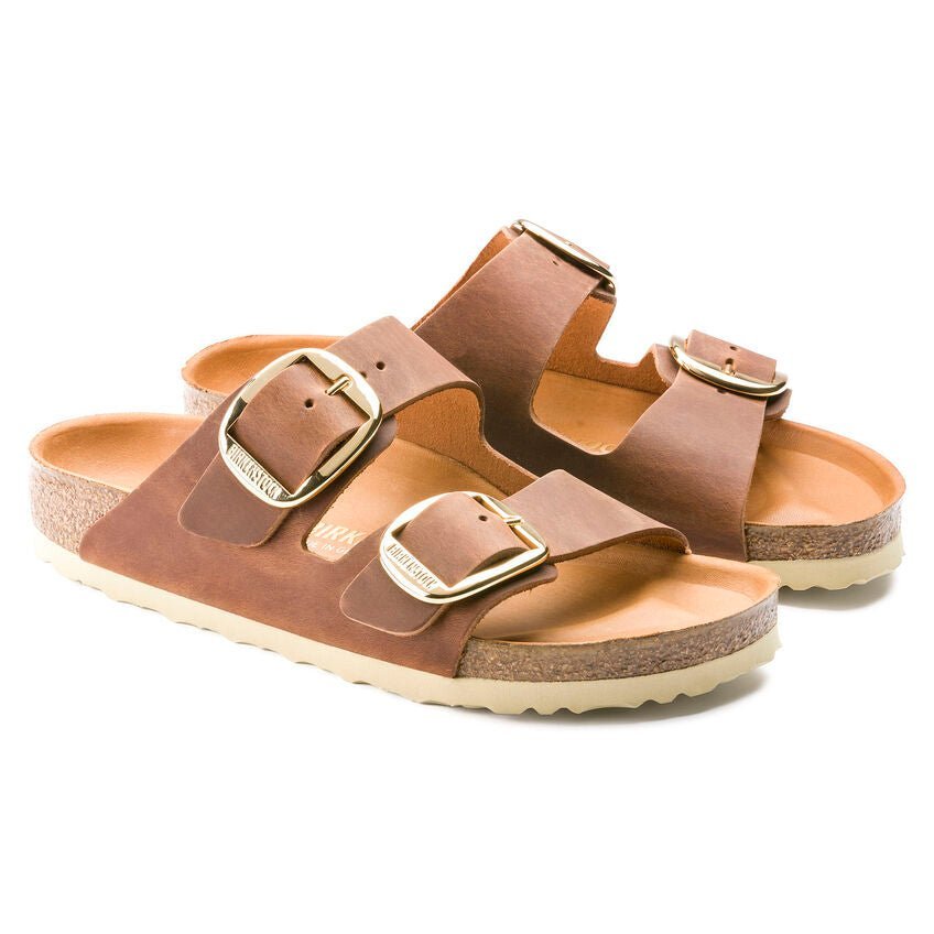 'Arizona Big Buckle' women's slide sandal - Brown - Chaplinshoes'Arizona Big Buckle' women's slide sandal - BrownBirkenstock