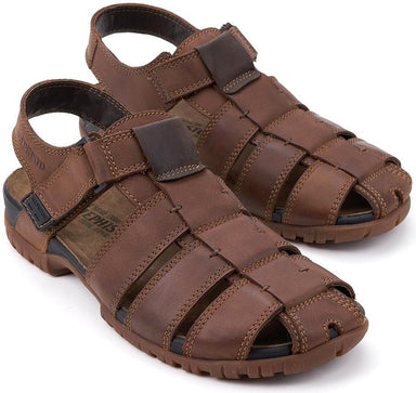 'BASILE' men's sandal - chestnut brown - Chaplinshoes'BASILE' men's sandal - chestnut brownMephisto