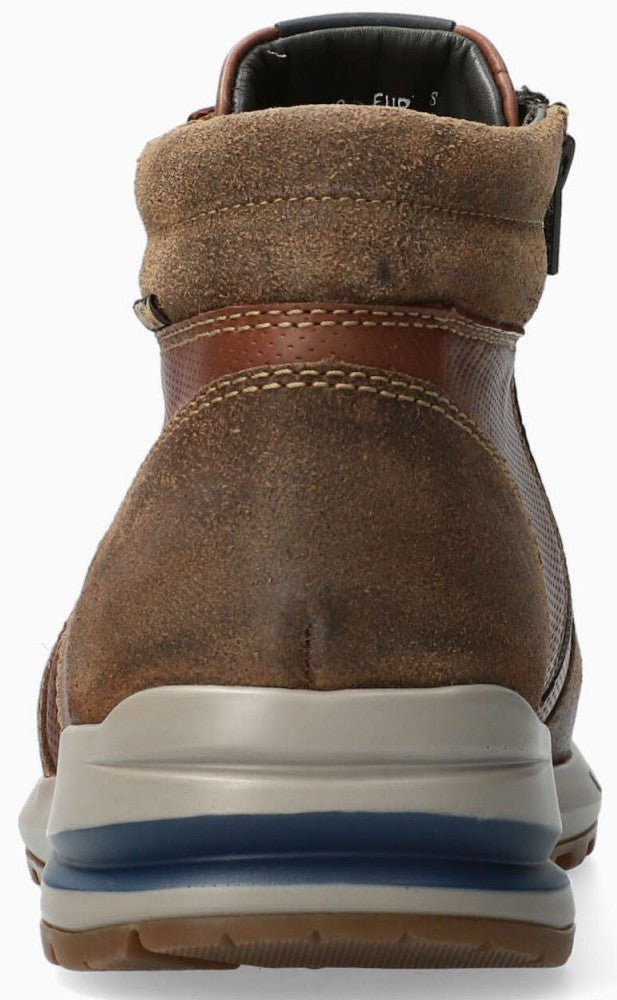 'BORAN' men's sneaker lace - zip boot - Brown - Chaplinshoes'BORAN' men's sneaker lace - zip boot - BrownMephisto