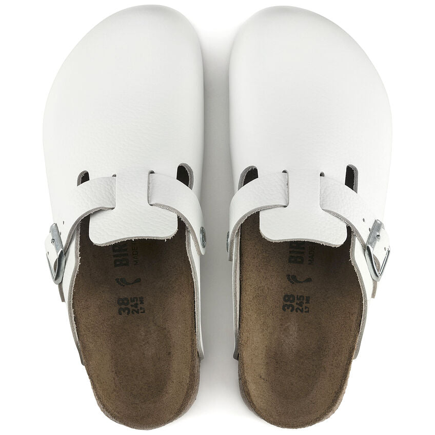 'Boston BS' unisex clog sandal - White - Chaplinshoes'Boston BS' unisex clog sandal - WhiteBirkenstock