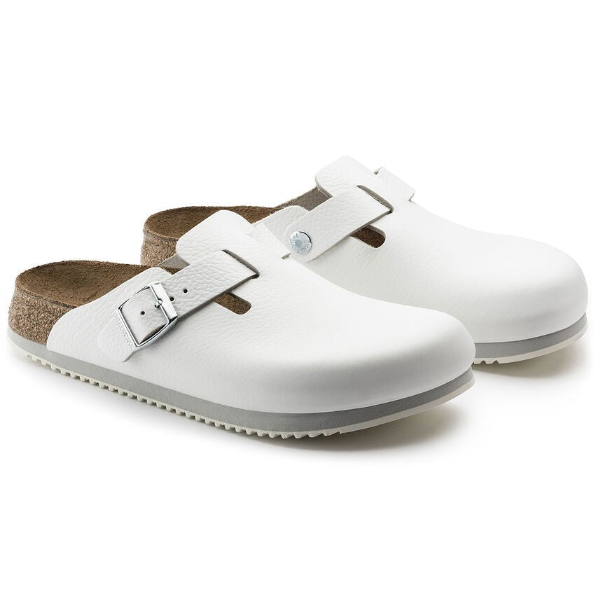 'Boston BS' unisex clog sandal - White - Chaplinshoes'Boston BS' unisex clog sandal - WhiteBirkenstock