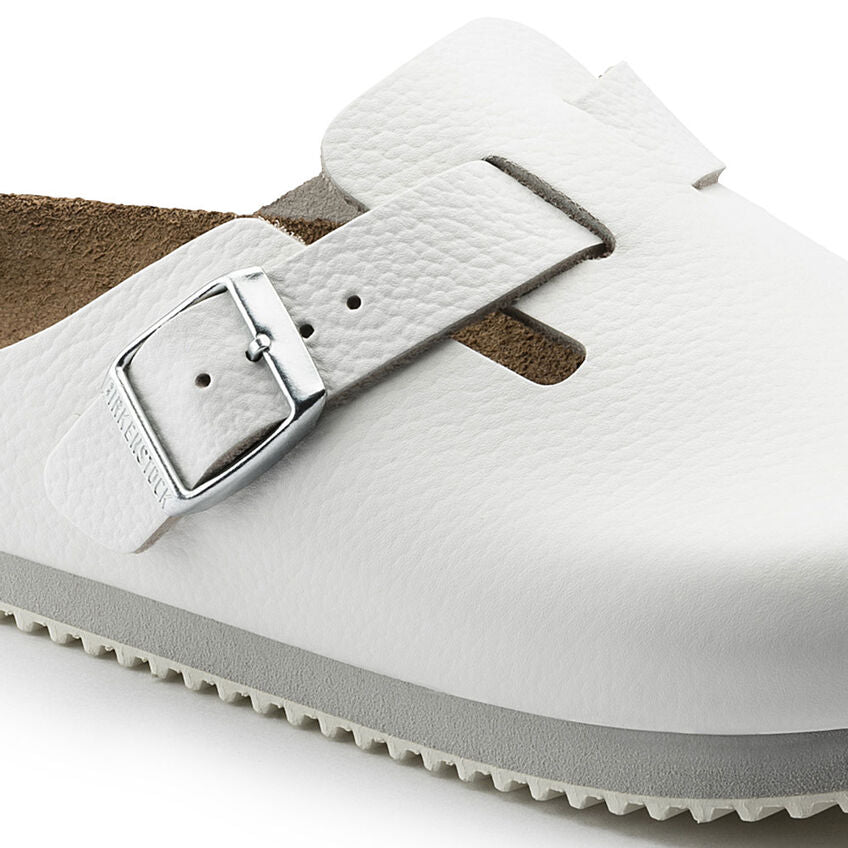 'Boston BS' unisex clog sandal - White - Chaplinshoes'Boston BS' unisex clog sandal - WhiteBirkenstock