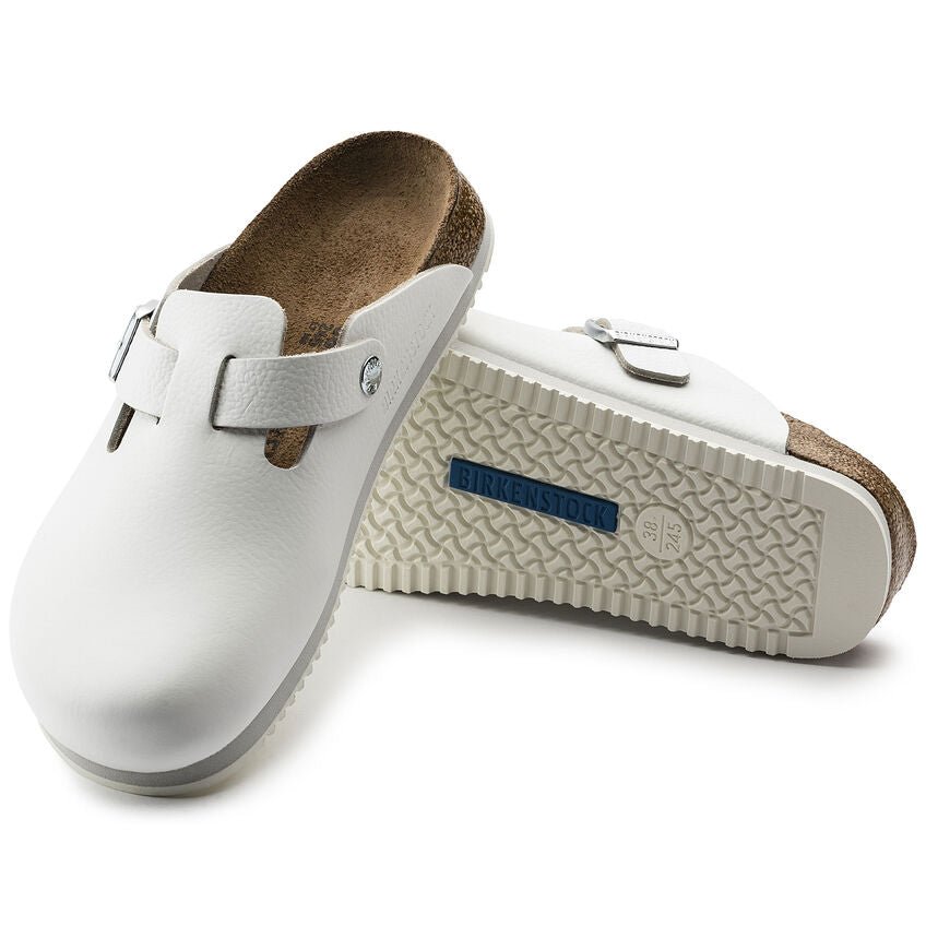 'Boston BS' unisex clog sandal - White - Chaplinshoes'Boston BS' unisex clog sandal - WhiteBirkenstock