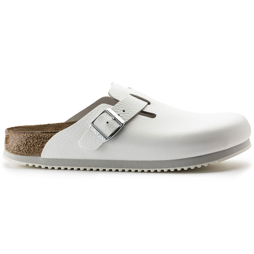 'Boston BS' unisex clog sandal - White - Chaplinshoes'Boston BS' unisex clog sandal - WhiteBirkenstock