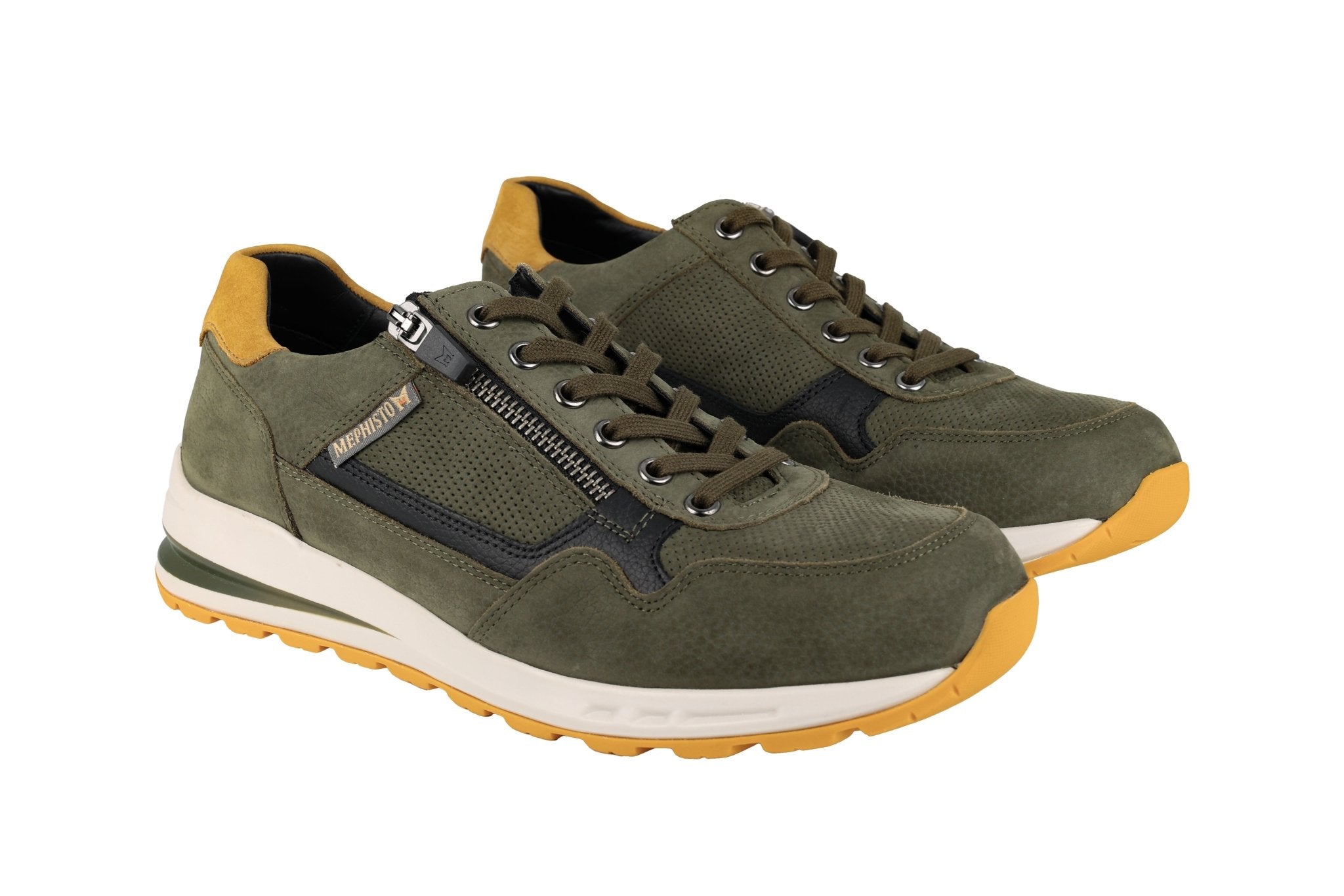 'Bradley' men's lace - up sneaker - green - Chaplinshoes'Bradley' men's lace - up sneaker - greenMephisto