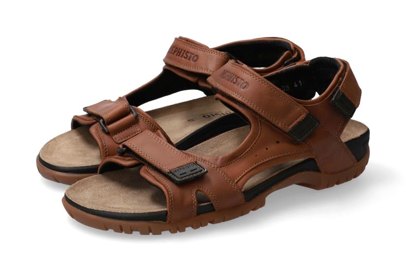 'Brice' men's sandal - Chestnut Brown