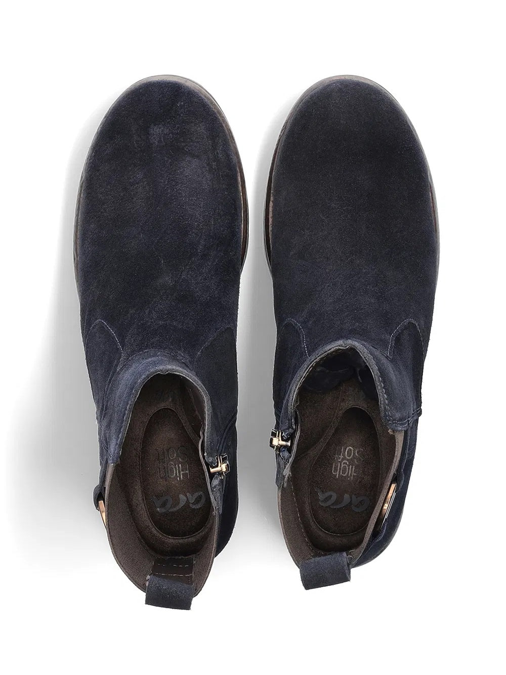 'Bristol' women's warmlined boot - Blue - Chaplinshoes'Bristol' women's warmlined boot - BlueAra