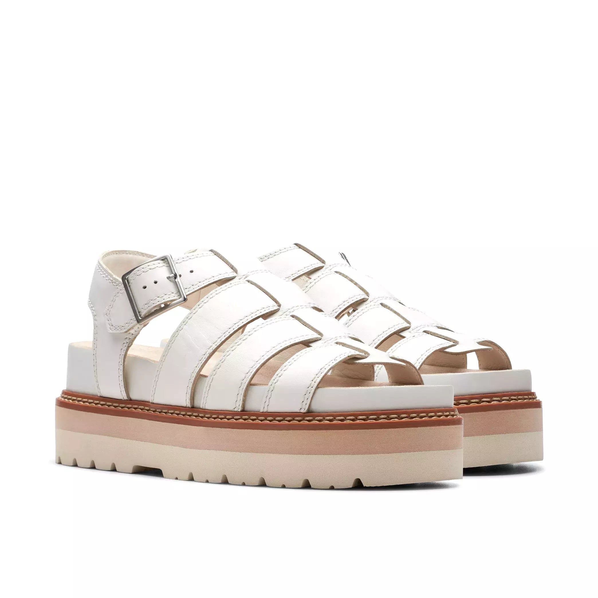 'Orianna Twist' women's sandal - white