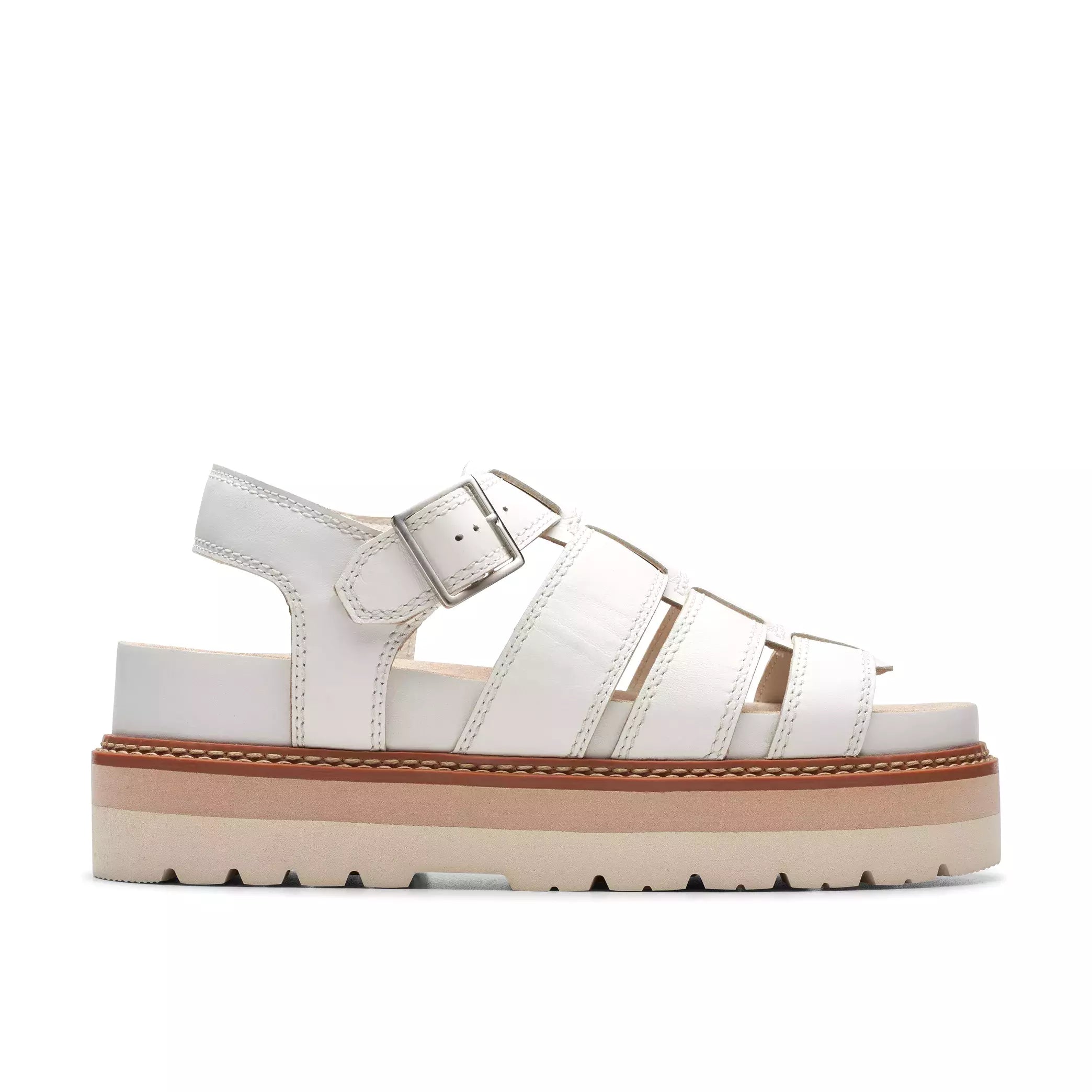 'Orianna Twist' women's sandal - white