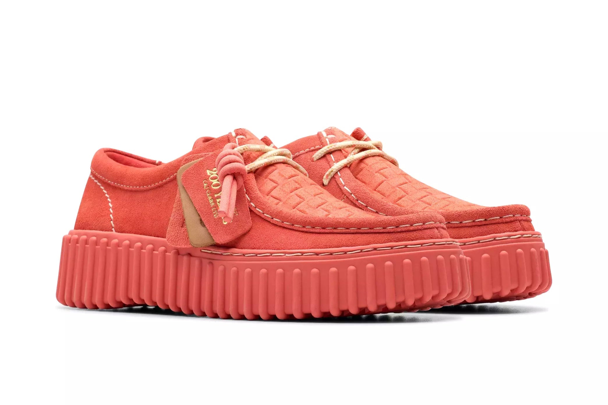 'Torhill Bee' women's lace-up shoe - red