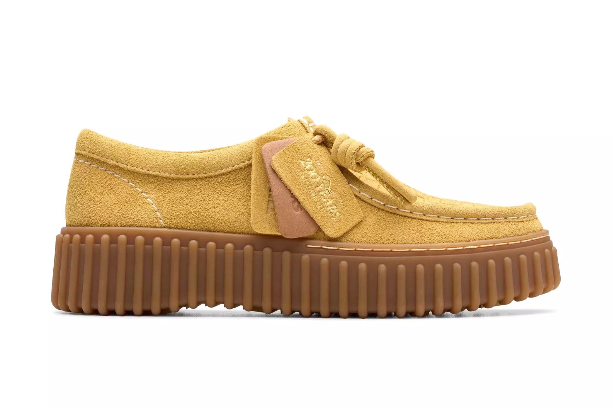 'Torhill Bee' women's lace-up shoe - yellow