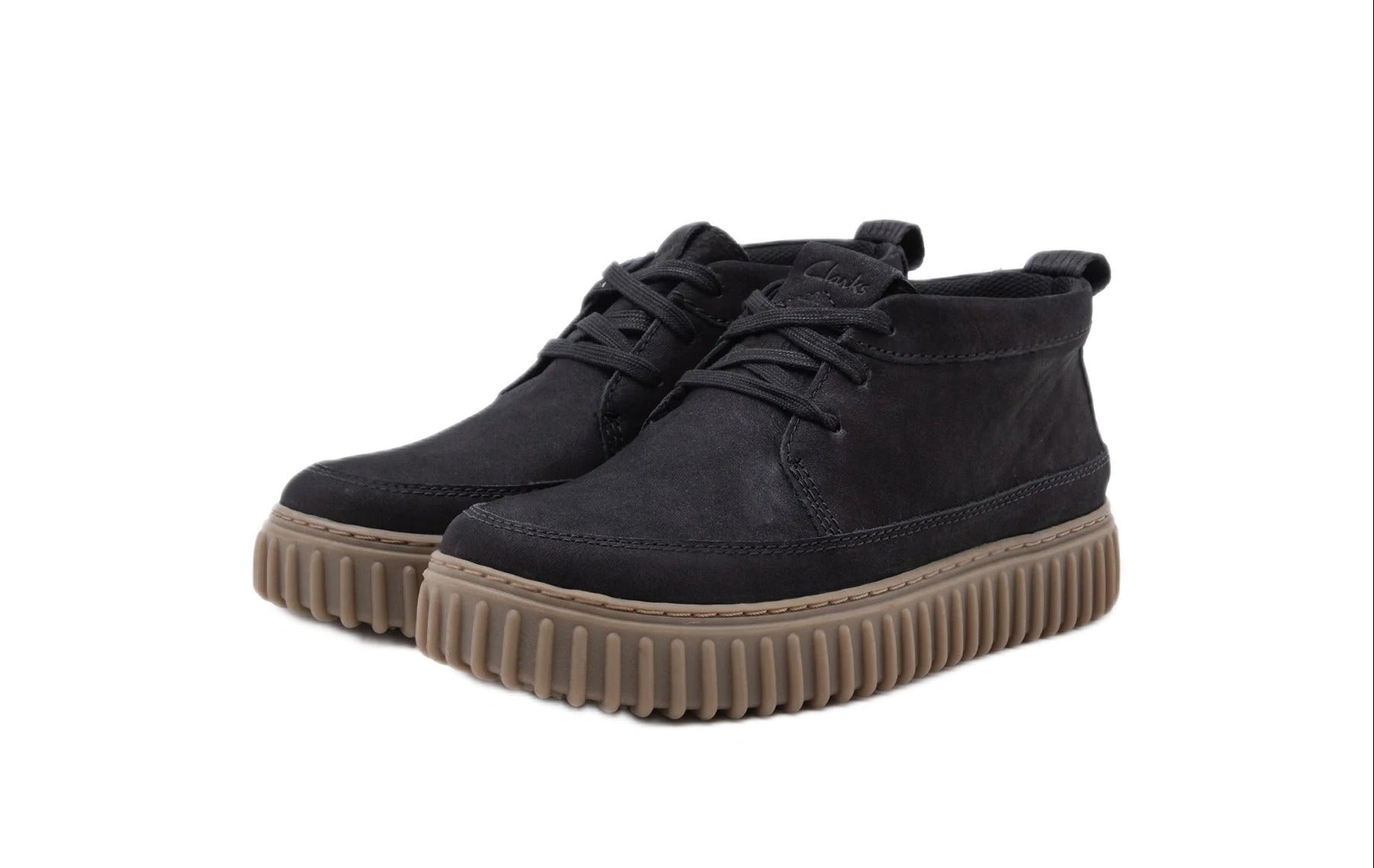 'Torhill Lace Hi' men's ankle boot - black