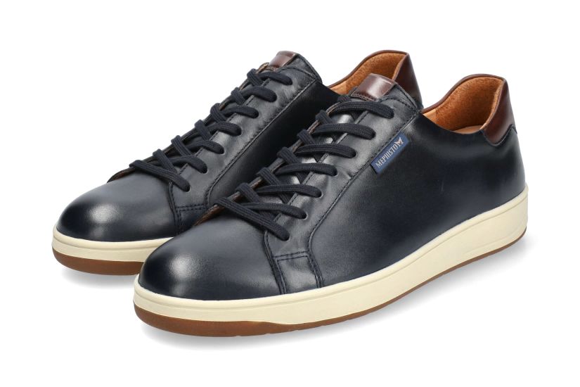 'Hasko' men's lace-up sneaker - Blue