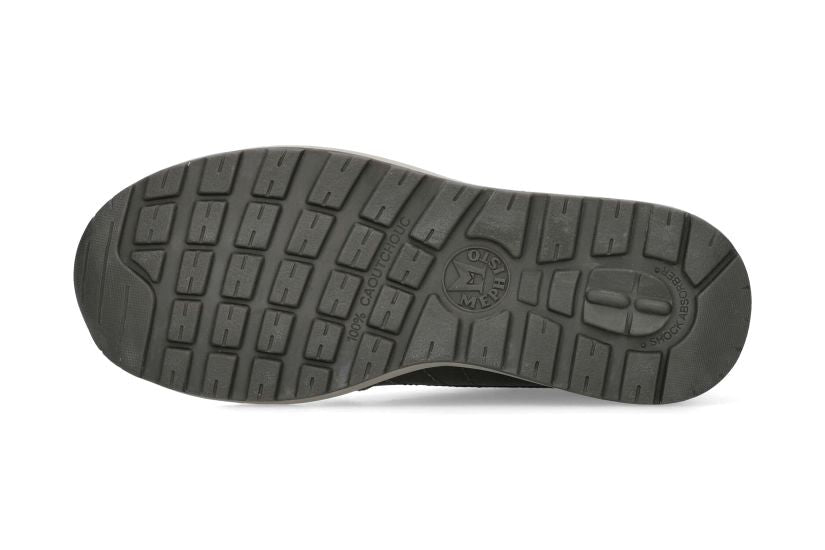 'Barth' men's ergonomic lace-up sneaker - Grey Blue