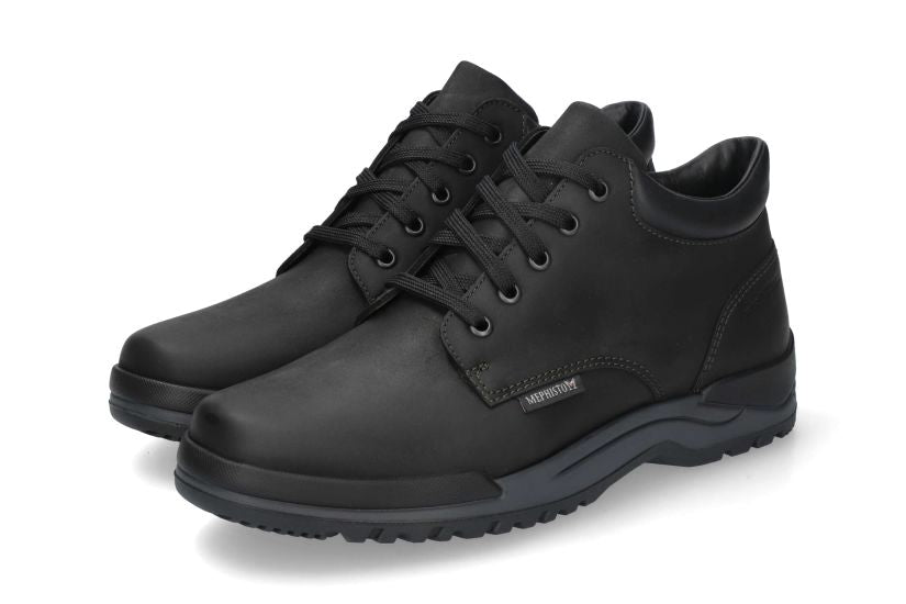 'Clement' Bota ergonómica con cordones para hombre - negro