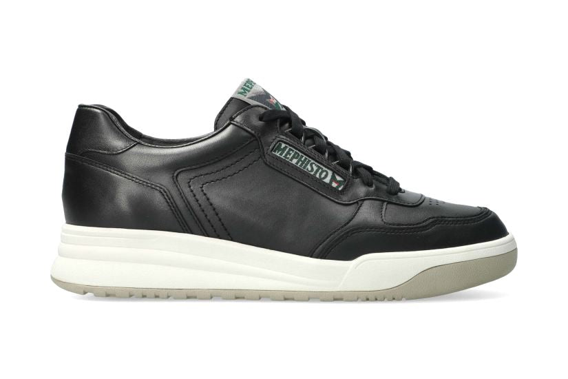 Mephisto Norwin Black Men's Sneakers – Stylish Leather Comfort